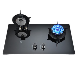 Stainless Steel 2 Hob Built-In Portable Gas Cooker Automatic Ignition