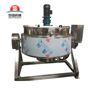 Industrial Cooking Pot with Jacketed Kettle and Stirrer for Catering & Food Preparation