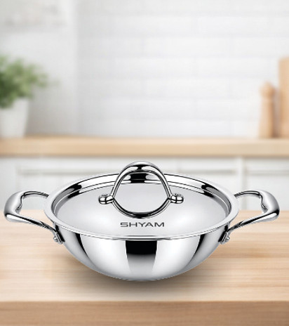 Tri-Ply Stainless Steel Handi Pressure Cooker