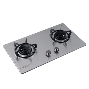 Auto Ignition Two-Burner Gas Stove Stainless Steel CKD/SKD Cooktop