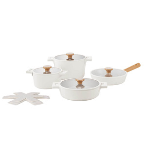 10pcs Customized Die-Cast Aluminium Kitchenware Set