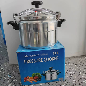 Catering Equipment 11L Aluminum Pressure Cooker 28cm Heavy Duty Fast Cooking Pot for Commercial Kitchen Use